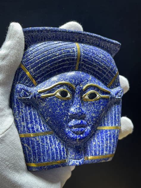 Egyptian Goddess Hathor head statuette, Goddess Hathor Artifacts. – Egyptology