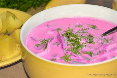 Lithuanian Cold Beet Soup | Šaltibarščiai [Recipe] | My Food Odyssey