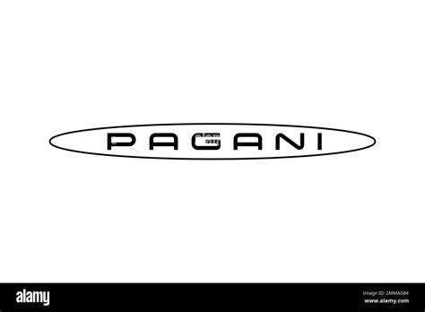 Pagani, White background, Logo, Brand name Stock Photo - Alamy