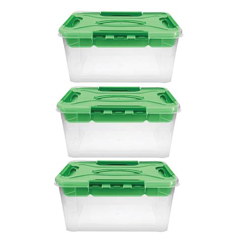 Home+Solutions Large Green Containers - 3 Piece Set - Walmart.com