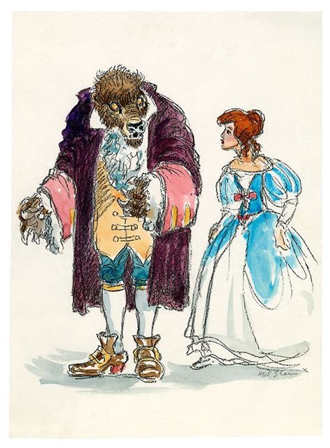 The Art Behind The Magic : Beauty and the Beast (1991) concept art by Mel...