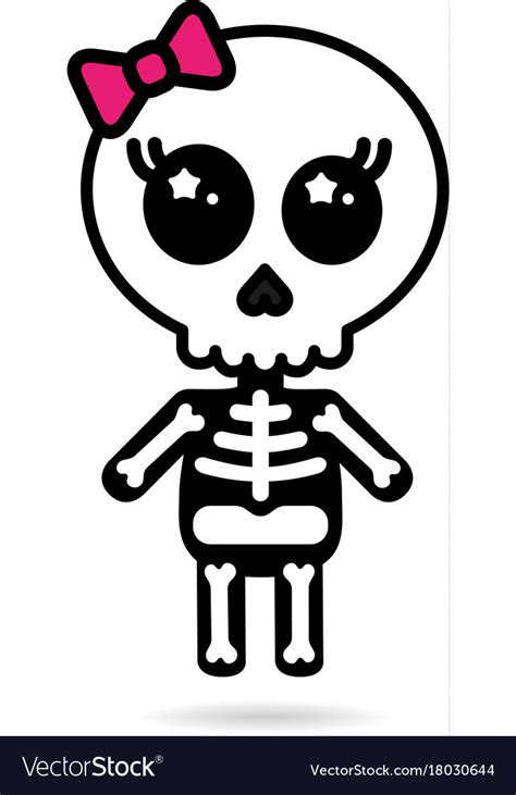 Cute Skeleton Cartoon