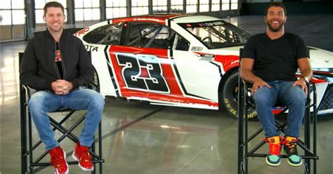 NASCAR stars Bubba Wallace, Denny Hamlin unveil race car for new 23XI ...