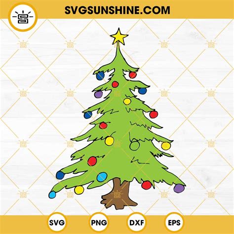 Grinch Christmas Tree SVG PNG DXF EPS Digital Download