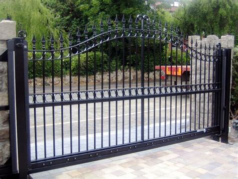 Automatic Sliding Driveway Gates — Randolph Indoor and Outdoor Design