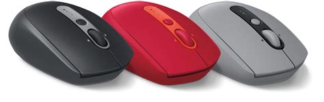 LOGITECH M590 Multi-Device Silent Wireless Mouse (Ruby / Graphite / Grey)