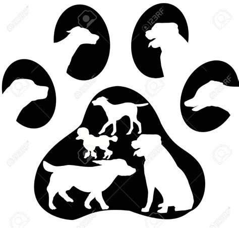 Dog Paw Print Logo Royalty Free Cliparts, Vectors, And Stock ... Paw Logo, Logo Ad, K9 Police ...