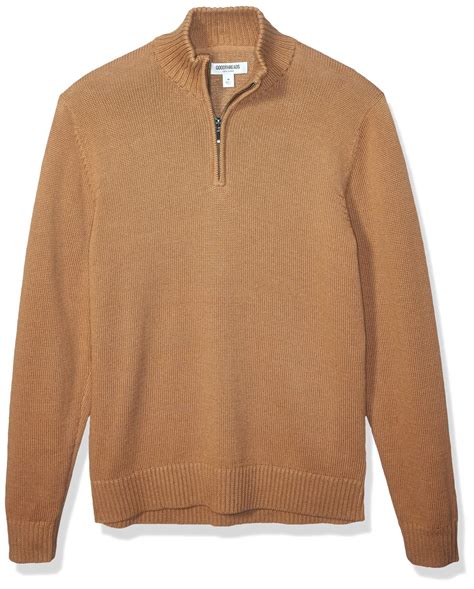 Amazon Essentials + Men’s Quarter Zip Sweater