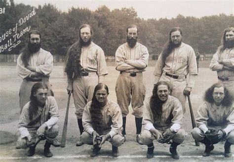 Pictures of the House of David, the All-Bearded Baseball Team, From the Early 20th Century ...