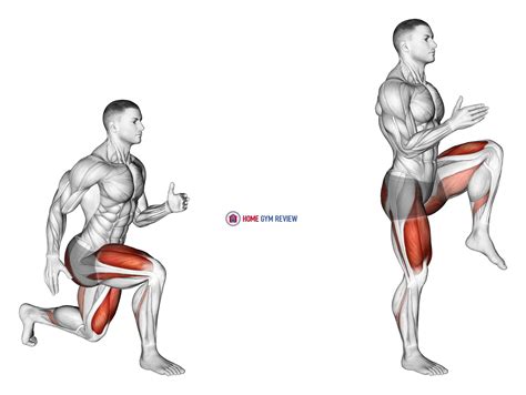 Lunge with Leg Lift - Home Gym Review