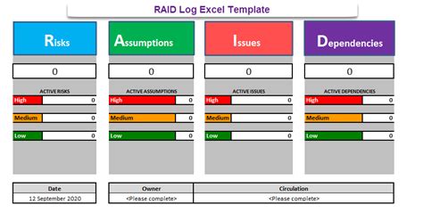 RAID Log Excel Template › RAID Log Template – ITSM Docs - ITSM Documents & Templates