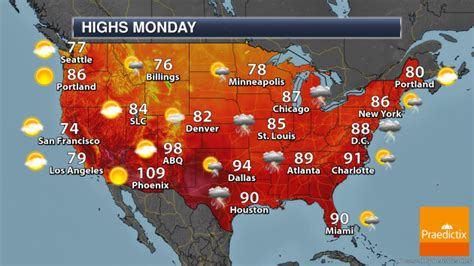 Temperatures Climb Out West This Week – Weather Outlook For Monday ...