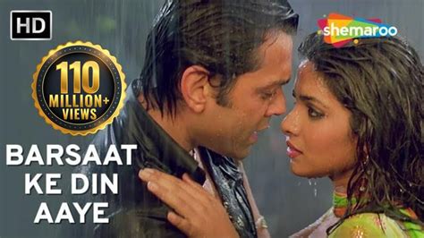 Barsaat Ke Din Aaye | Barsaat (2005) | Bobby Deol | Priyanka Chopra | Rain Song | Filmigaane ...