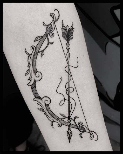 60 Original Bow and Arrow Tattoos that will Amaze You – Meanings, Designs and Ideas | Arrow ...