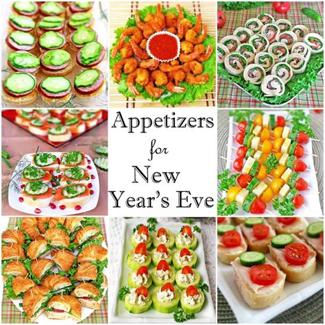 Simple Appetizers for New Year's Eve! - Valya's Taste of Home