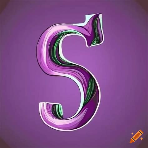 Purple letter s
