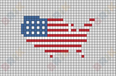 America Pixel Art – BRIK