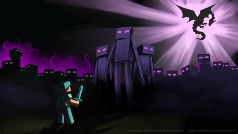 Minecraft Ender Dragon Wallpapers - Wallpaper Cave