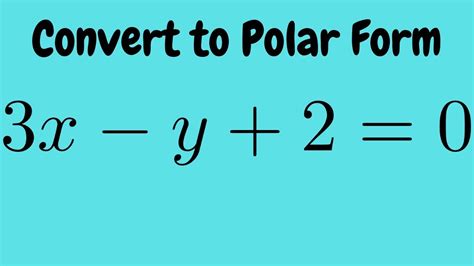 Convert From Polar To Rectangular Equation - cloudshareinfo