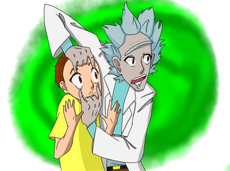 Rick and Morty Anime Style by ByttmehB1ch on Newgrounds