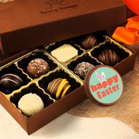 8 pc Chocolate Truffle box www.freshandtastytreats.com | Personalized ...