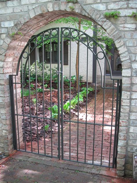 Anchor Iron Company | Iron garden gates, Garden gates, Small courtyard gardens