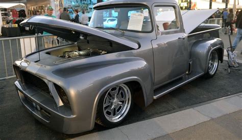 Custom 1956 Truck Ford F-100 Snakebit, Sold for $450k at Barrett ...