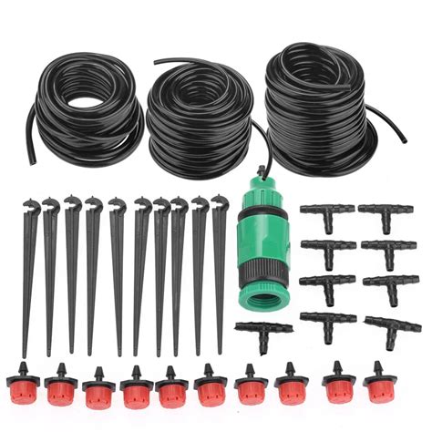 Garden Lawn Greenhouse Micro Irrigation System Kit Plants Watering Hose ...