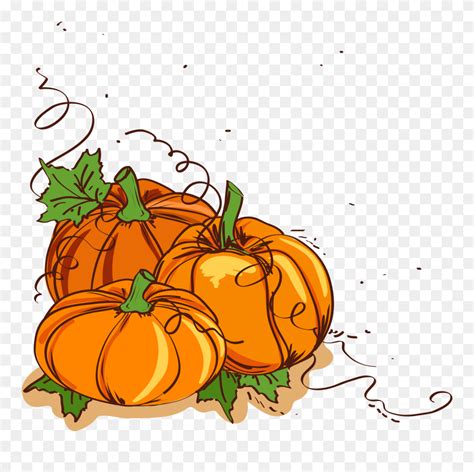 Download Thanksgiving Dinner Pumpkin Clip Art - Thanksgiving Pumpkin Png Vector Transparent Png ...