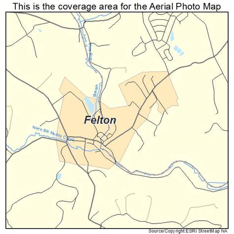 Aerial Photography Map of Felton, PA Pennsylvania