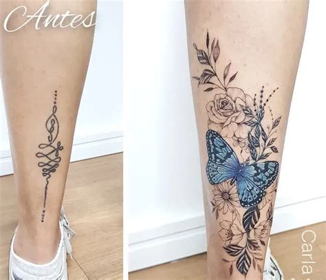 Details 87+ cover up tattoo ideas female leg best - in.cdgdbentre