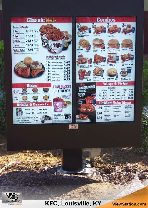 KFC (Kentucky Fried Chicken) Louisville KY - Digital Menu Boards for ...