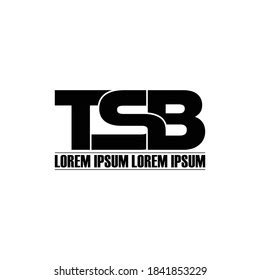 Tsb Letter Monogram Logo Design Vector Stock Vector (Royalty Free) 1841853229 | Shutterstock