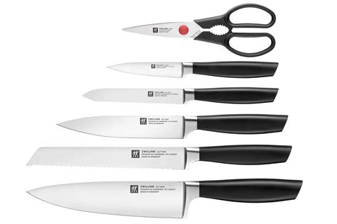 Zwilling All Star 1022569, 7-piece knife set with knife block, white ...