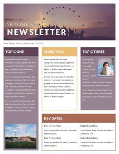 Brochures, Newsletters and Posters – Writing in Community and Justice Services