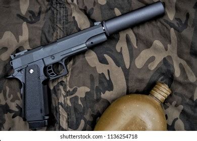 Colt Rail 1911 Gun Pistol Stock Photo 1136254718 | Shutterstock