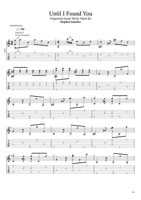 Stephen Sanchez - Until I Found You by Valent Ko Sheet Music