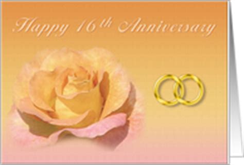 16th Wedding Anniversary Cards from Greeting Card Universe