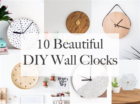 10 Beautiful DIY Wall Clocks