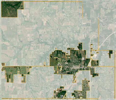 Map of Collinsville city, Oklahoma - Thong Thai Real