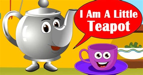 Online Cartoonz I Am A Little Teapot Poem 3d Animated English - Riset