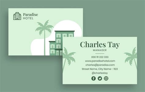 Edit this Ornamental Vintage Luxury The H Hotel Business Card design for free