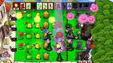 Xbox Plants vs Zombies Multiplayer Gameplay in Primal PVZ - YouTube