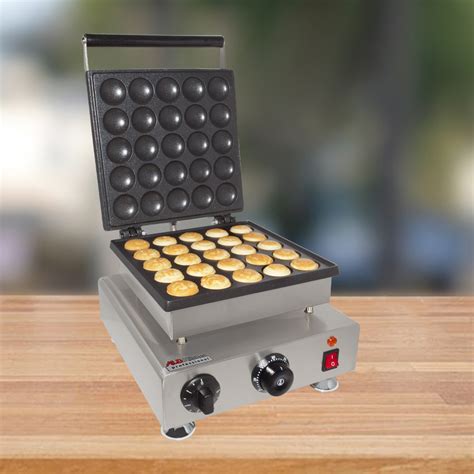 ALDKitchen Poffertjes Maker | Electric Mini Dutch Pancake Maker | 25 PCS | Stainless Steel ...