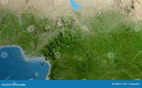 Cameroun Area. Satellite Map Stock Illustration - Illustration of satellite, equatorial: 283711103