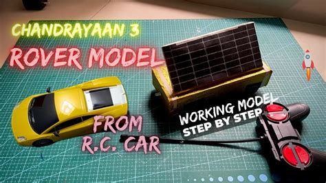 Chandrayaan 3 rover model using Remote Car #diy #science | NakulSahuArt - YouTube