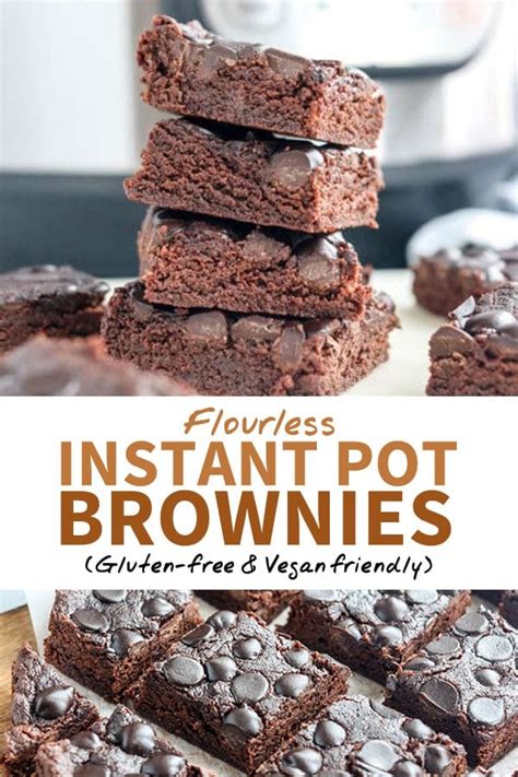 Instant Pot Brownies (Flourless & Fudgy!) - Detoxinista