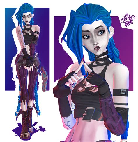 ARCANE JINX (updated) I reworked Jinx because I... | Flying Fly