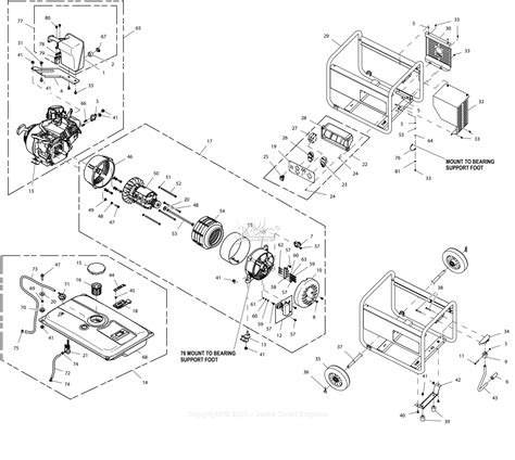 Generac 0059821 Parts Diagram for Unit