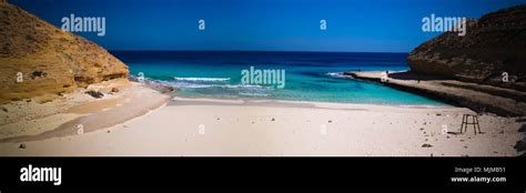 Landscape with sand Ageeba beach near Mersa Matruh, Egypt Stock Photo ...